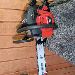 troy bilt 18 inch chainsaw