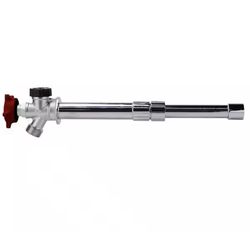 Apollo 1/2 in. Threaded/Solder x 3/4 in. MHT Chrome Plated Brass Telescoping Anti-Siphon Frost Free Sillcock=D2-564