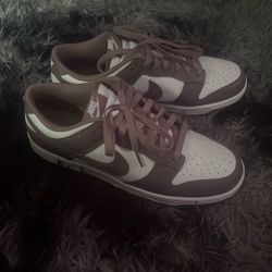 Nike Dunks Purple Leather X White