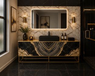Credenza can be a sink vanity