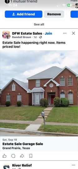 Estate Sale! Friday 6-10am