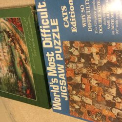 New Sealed 1000 Piece And 529 Piece Puzzles