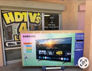 85 Samsung tv smart 4k hdtv 120hz $55 down on financing free delivery 6 month warranty