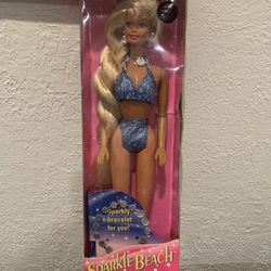 1995 Sparkle Beach Barbie (Rare Barbie Doll)