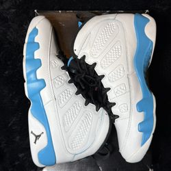 Air Jordan Retro 9 Summit White/Powder Blue/Black Size 8