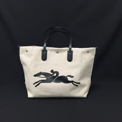 Longchamp Large Canvas Tote Shoulder Bag Travel Bags
