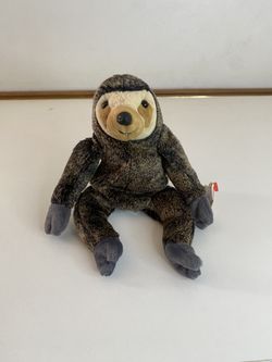 Ty Beanie Baby - SLOWPOKE the Sloth 6" Plush Stuffed Animal Toy