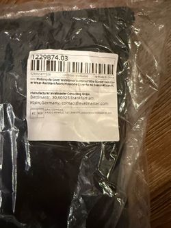 Brand New Waterproof Motorcycle / Bike Cover (Size XL)