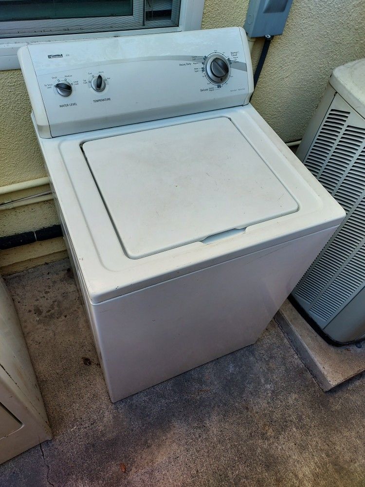Used washer and dryer.