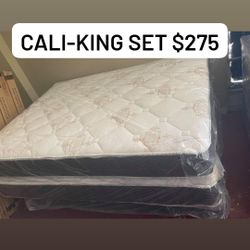 Cali-King Regular Mattress Set 