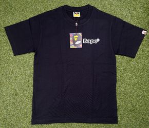 Black Graphic Bape T-Shirt