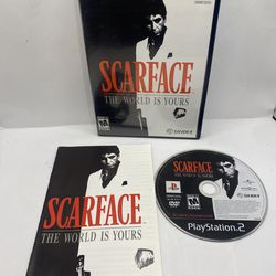 Scarface: The World is Yours PS2 (Sony PlayStation 2) Complete w/ Manual -Tested
