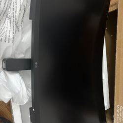 LG 32" 32BR50C-B Curved 100Hz FHD LCD Monitor, Matte Black - Open Box