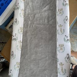 Changing table top with cover and baby towels