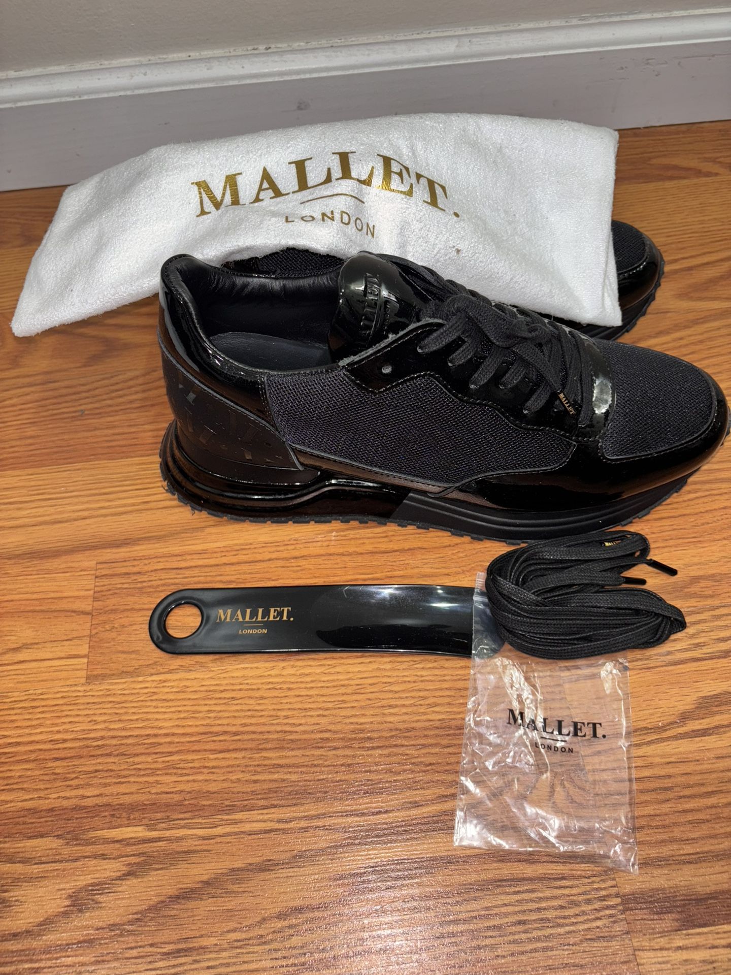 Mallet London Midnight Patent Popham