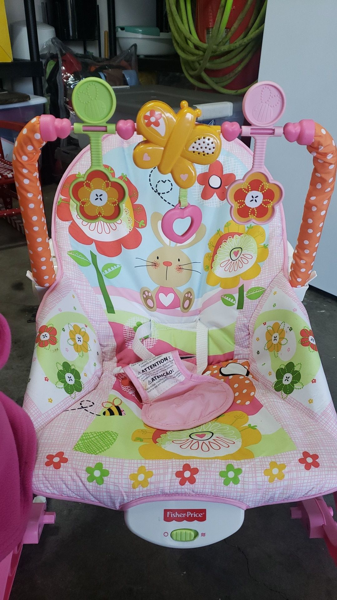 Baby girl chair and rocker & boy crib set