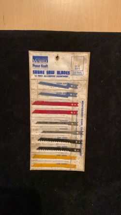 Power craft Sabre saw blades