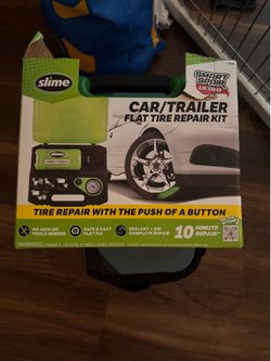 Slime car/trailer flat tire repair kit