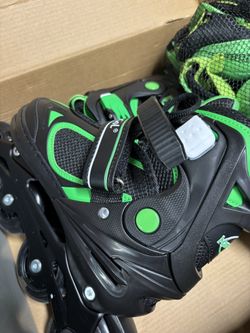 Kids Roller Blades And Safety Gear