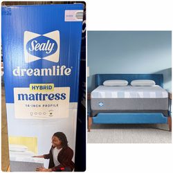 Sealy DreamLife Hybrid 14” Queen Mattress Brand New in Box