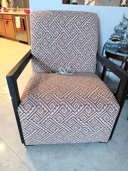 Accent Chair with Wood Frame