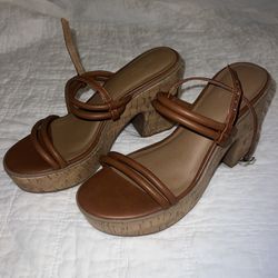 Brown Wedges Size 9
