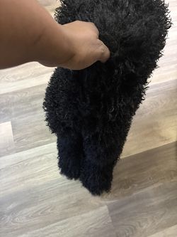 Black Tall Furry Boots