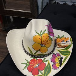 Sombrero pintado Para Mujer