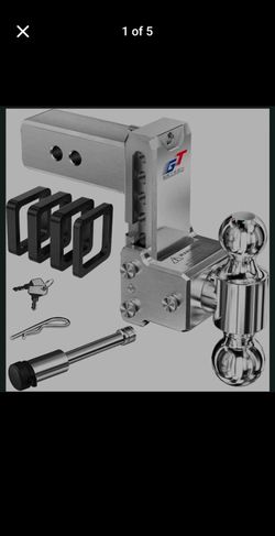 2.5" Receiver Aluminum Adjustable Trailer Hitch 5" Drop Tow