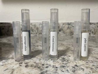 Luxury fragrance samples