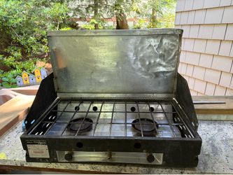Camp shed propane stove