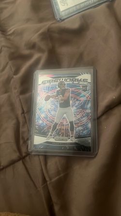 Caleb Williams 2024 Panini Prizm- Rookie Fireworks Insert