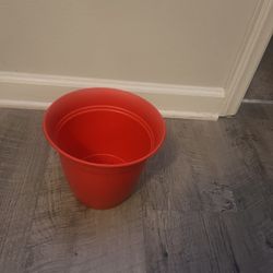 Small Red Flower Pot 