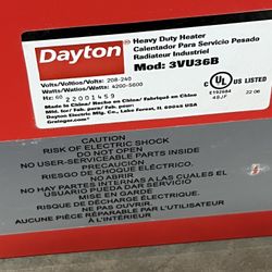 Dayton Heavy Duty Heater
