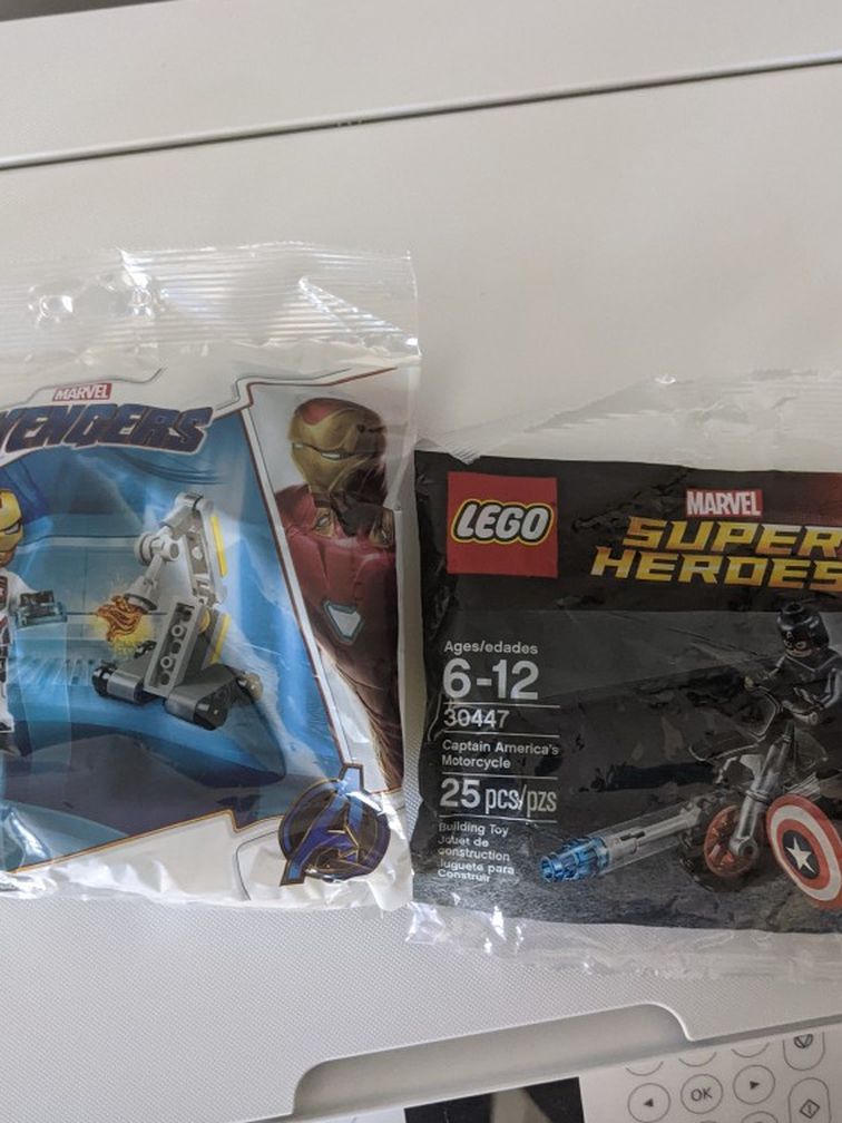 LEGO Marvel Ironman & Captain America Motorcycle
