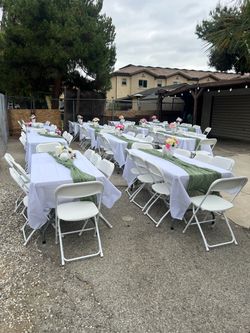 Tables & chairs canopy jumper