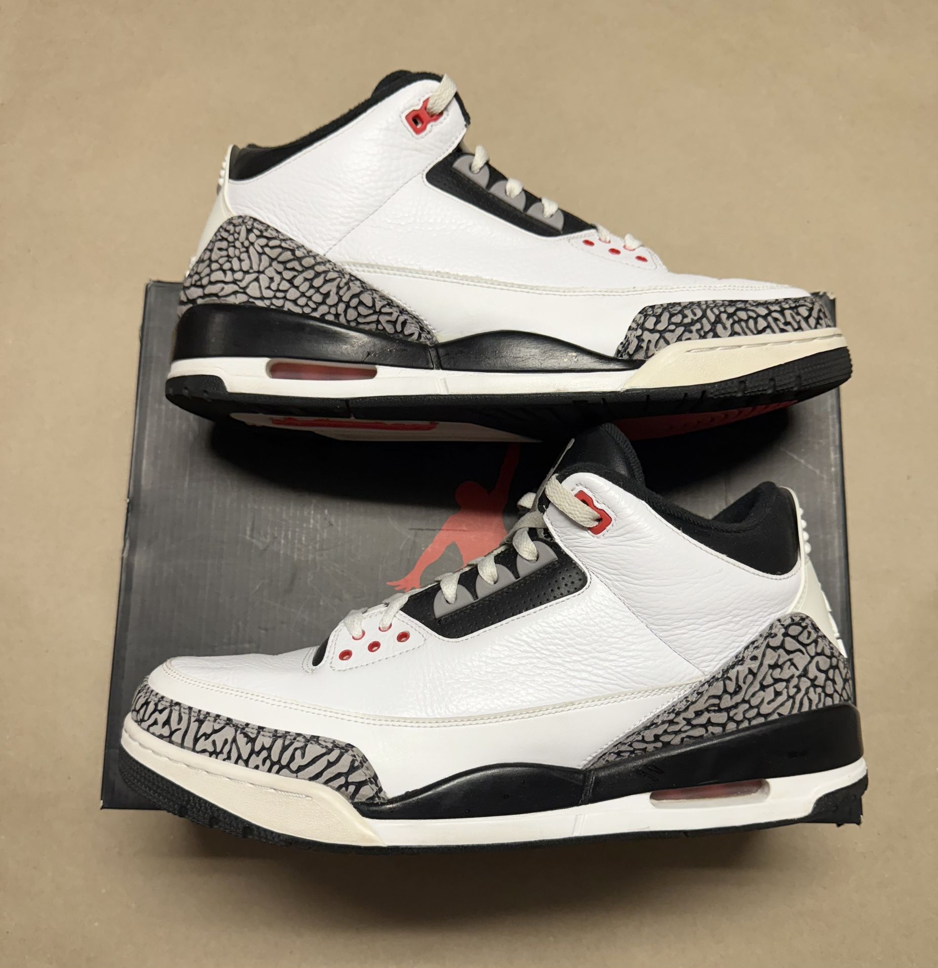 Nike Air Jordan 3 III Retro Infrared 23 size 14 Basketball shoes Rare!