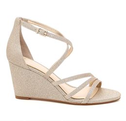 Jessica Simpson Calliya Gold Wedge Heel