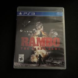 Rambo the Video Game PS3