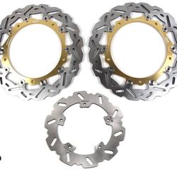 Arashi Front Rear Brake Disc Rotors for BMW S1000RR 2009-2018 / S1000R 2014-2017 NAKED 2014-2018 Motorcycle Replacement Accessories S 1000 RR R S1000 