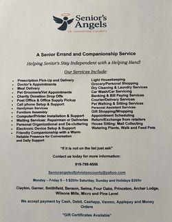 Senior's Angel's Errand And Companionship Services