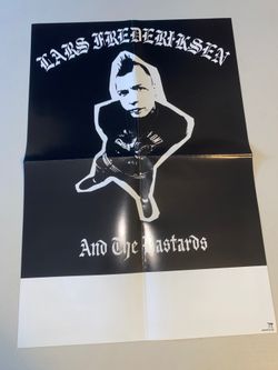 Lars frederiksen and the bastards punk reversible poster 19×13