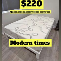 Queen Memory Foam Mattress / All Sizes Available / Read Description!