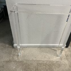 Small Acrylic Clear Console