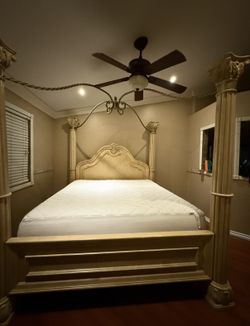King Bed Frame and 2 Night Stands