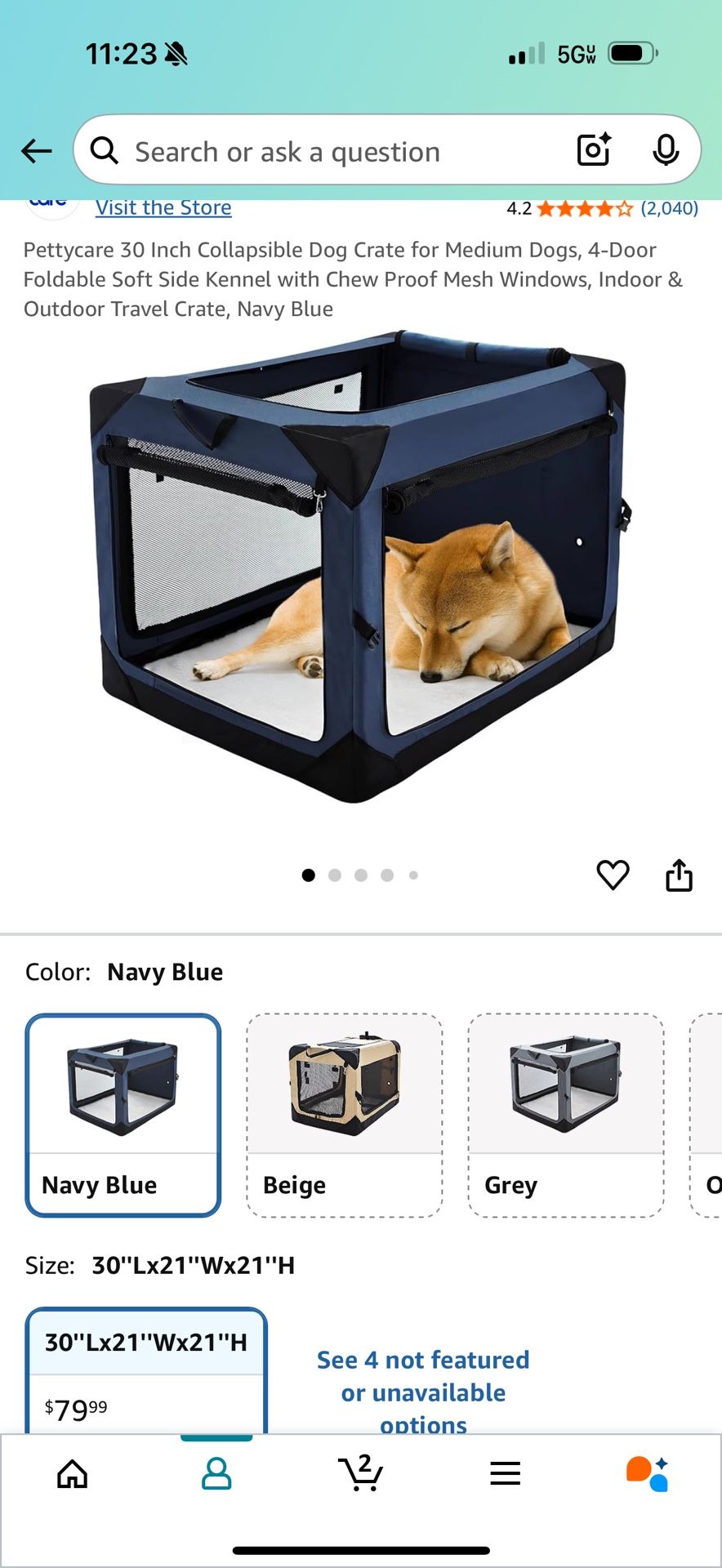 Large Dog Crate