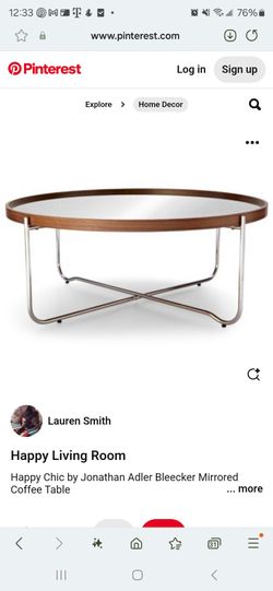 Mirror top coffee table ( Brand new in box)