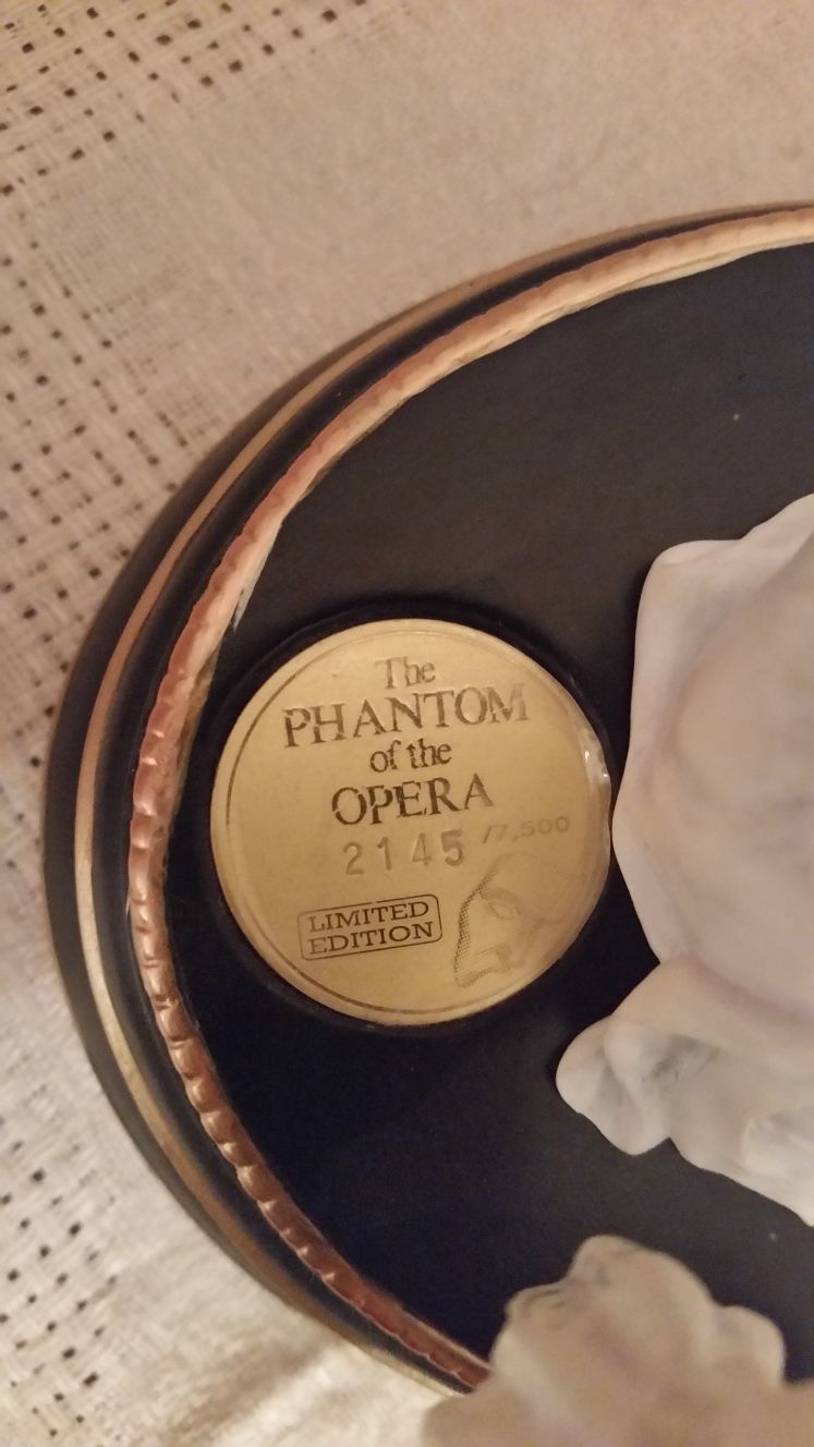 The Phantom of the Opera porcelain music box.- Holmdel NJ