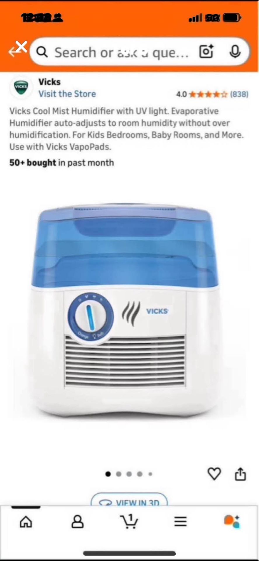 Tis The Season Great Deal Vicks Cool Mist Humidifier Perf Condition 