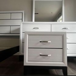 Full or Queen Size Bed With Dresser & Mirror and Night Stand  — all for just $698!
